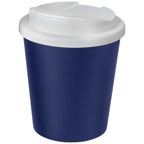 Americano® Espresso 250 ml Isolierbecher mit auslaufsicherem Schraubverschluss, blau, weiss bedrucken, Art.-Nr. 21069909