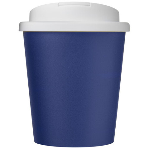 Americano® Espresso 250 ml Isolierbecher mit auslaufsicherem Schraubverschluss, blau, weiss bedrucken, Art.-Nr. 21069909