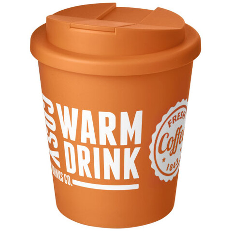 Americano® Espresso 250 ml Isolierbecher mit auslaufsicherem Schraubverschluss, orange bedrucken, Art.-Nr. 21069913