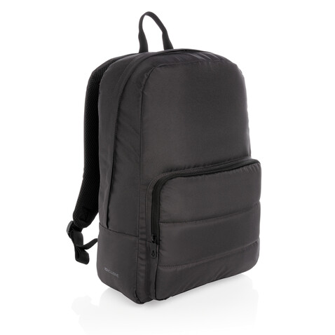 Impact AWARE™ RPET Basic 15,6&quot; Laptop-Rucksack schwarz bedrucken, Art.-Nr. P762.011