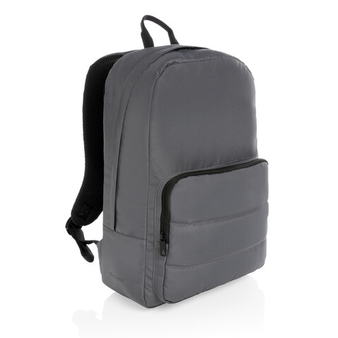 Impact AWARE™ RPET Basic 15,6" Laptop-Rucksack anthrazit bedrucken, Art.-Nr. P762.012