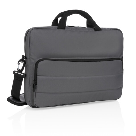 Impact AWARE™ RPET 15,6" Laptop-Tasche anthrazit bedrucken, Art.-Nr. P730.042 Impact AWARE™ RPET 15,6" Laptop-Tasche anthrazit bedrucken, Art.-Nr. P730.042