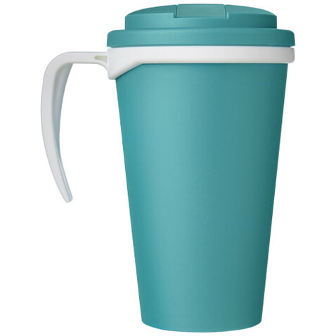 Americano® Grande 350 ml Isolierbecher mit auslaufsicherem Schraubverschluss, aquablau bedrucken, Art.-Nr. 21042112
