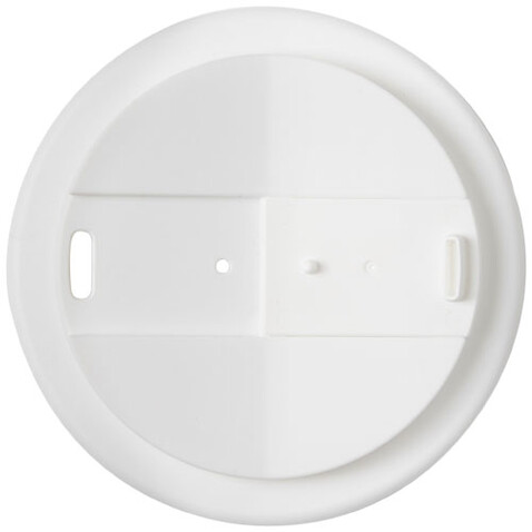 Americano® 350 ml Isolierbecher mit Schutzring &amp; auslaufsicherem Schraubverschluss, weiss bedrucken, Art.-Nr. 21069603