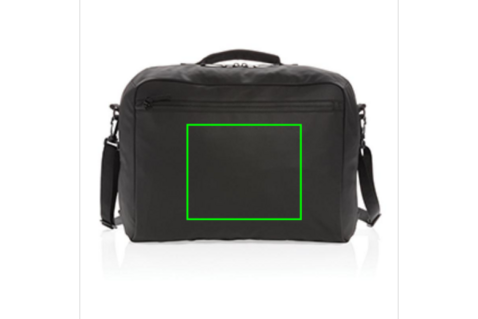 Fashion schwarze 15,6&quot; Laptoptasche, PVC-frei schwarz bedrucken, Art.-Nr. P730.141