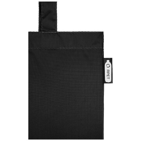 Sai RPET Tragetasche 7L, schwarz bedrucken, Art.-Nr. 12049600