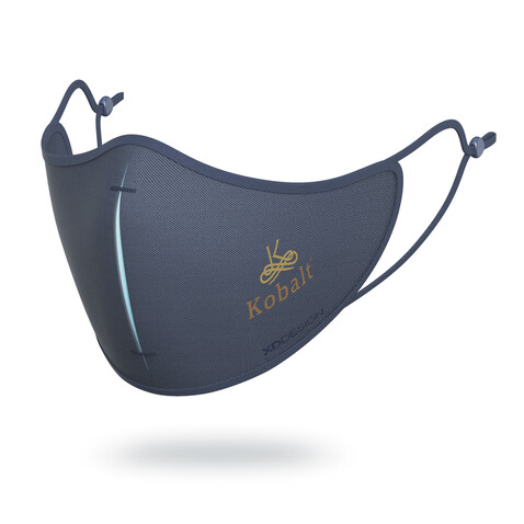 XD DESIGN Masken-Set navy blau, blau bedrucken, Art.-Nr. P265.875
