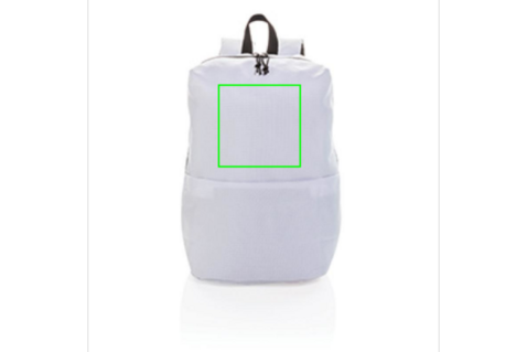 Casual Rucksack PVC-frei weiß bedrucken, Art.-Nr. P760.043