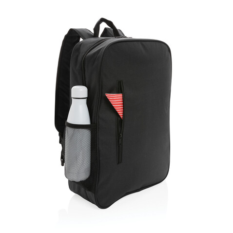 Tierra Kühl-Rucksack schwarz bedrucken, Art.-Nr. P733.081