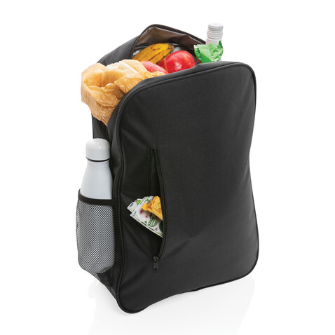 Tierra Kühl-Rucksack schwarz bedrucken, Art.-Nr. P733.081