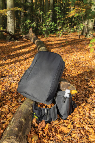 Tierra Kühl-Rucksack schwarz bedrucken, Art.-Nr. P733.081