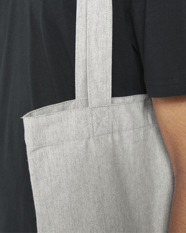 Tote Bag - Das gewebte Tote Bag - Heather Grey - OS bedrucken, Art.-Nr. STAU760C250OS