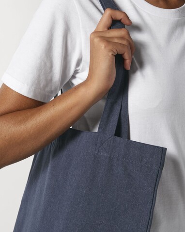 Tote Bag - Das gewebte Tote Bag - Midnight Blue - OS bedrucken, Art.-Nr. STAU760C591OS