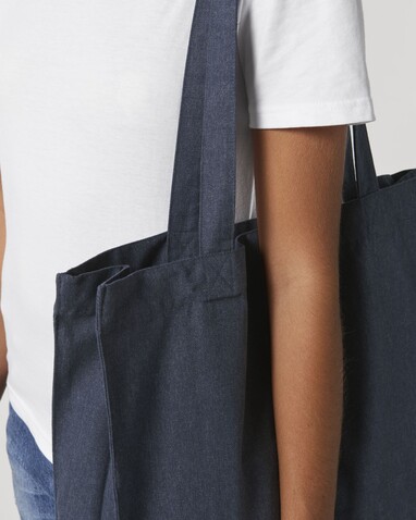 Shopping Bag - Shopper aus Stoff - Midnight Blue - OS bedrucken, Art.-Nr. STAU762C591OS