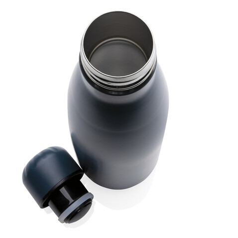 Einfarbige Vakuumisolierte Stainless Steel Flasche blau bedrucken, Art.-Nr. P436.465 Einfarbige Vakuumisolierte Stainless Steel Flasche blau bedrucken, Art.-Nr. P436.465