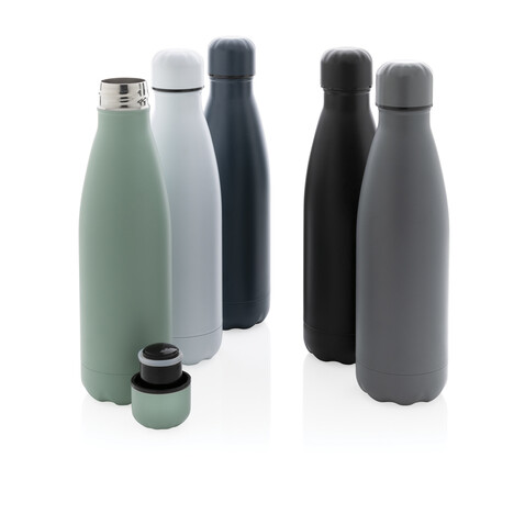 Einfarbige Vakuumisolierte Stainless Steel Flasche blau bedrucken, Art.-Nr. P436.465 Einfarbige Vakuumisolierte Stainless Steel Flasche blau bedrucken, Art.-Nr. P436.465