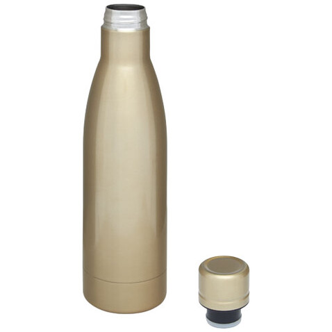 Vasa 500 ml Kupfer-Vakuum Isolierflasche, gold bedrucken, Art.-Nr. 10049414