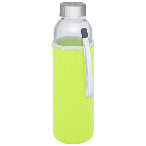Bodhi 500 ml Glas-Sportflasche, Lindgrün bedrucken, Art.-Nr. 10065663
