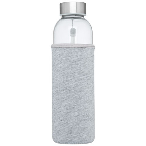 Bodhi 500 ml Glas-Sportflasche, grau bedrucken, Art.-Nr. 10065682