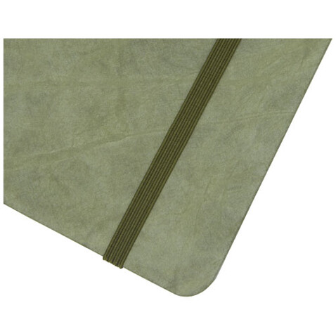 Breccia A5 Notizbuch aus Steinpapier, grün bedrucken, Art.-Nr. 10774161