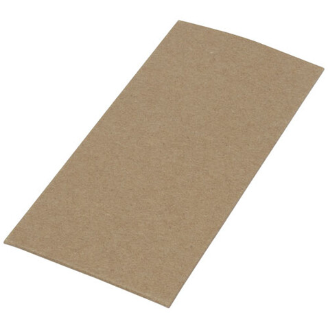 Neta rechteckiger Schlüsselanhänger aus Bambus, natur bedrucken, Art.-Nr. 11812671