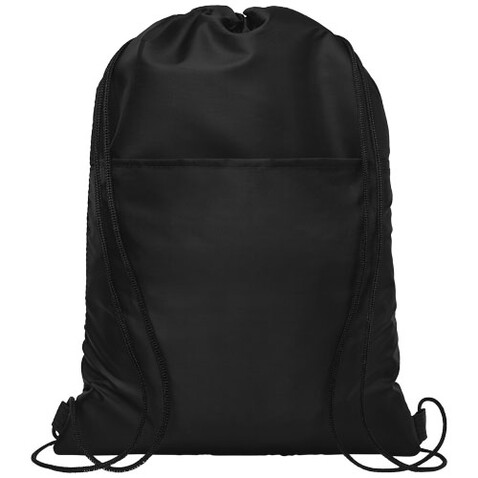 Oriole Kühltasche mit Kordelzug 5L, schwarz bedrucken, Art.-Nr. 12049500