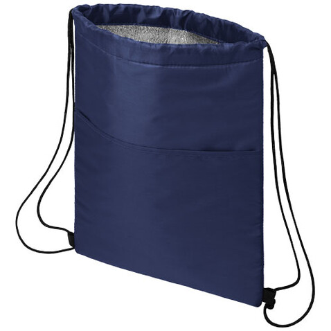 Oriole Kühltasche mit Kordelzug 5L, navy bedrucken, Art.-Nr. 12049511