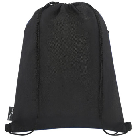 Ross Turnbeutel aus RPET 5L, heather navy bedrucken, Art.-Nr. 12051811