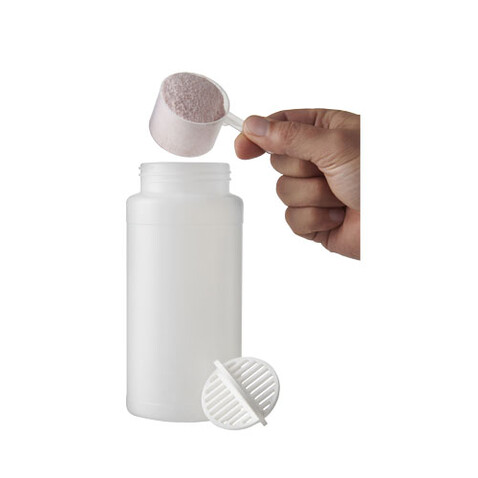 Baseline Plus 500 ml Shakerflasche, rot, klar mattiert bedrucken, Art.-Nr. 21070221
