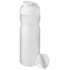 Baseline Plus 650 ml Shakerflasche, weiss, klar mattiert bedrucken, Art.-Nr. 21070301