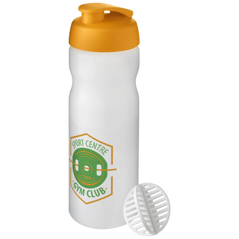 Baseline Plus 650 ml Shakerflasche, orange, klar mattiert bedrucken, Art.-Nr. 21070331