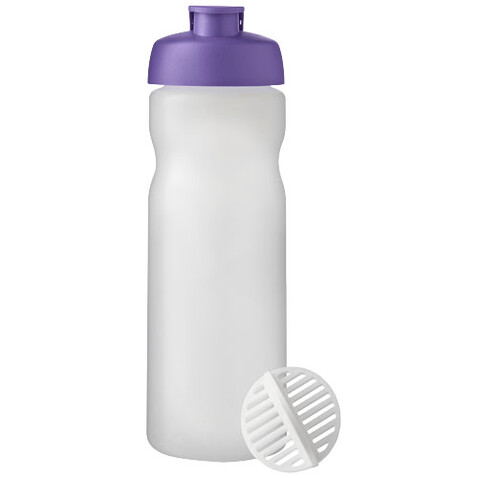 Baseline Plus 650 ml Shakerflasche, lila, klar mattiert bedrucken, Art.-Nr. 21070337