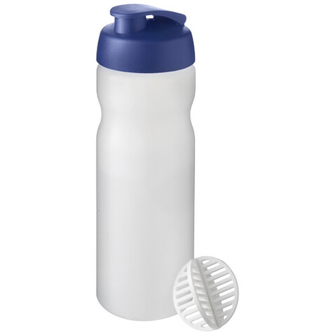 Baseline Plus 650 ml Shakerflasche, blau, klar mattiert bedrucken, Art.-Nr. 21070352