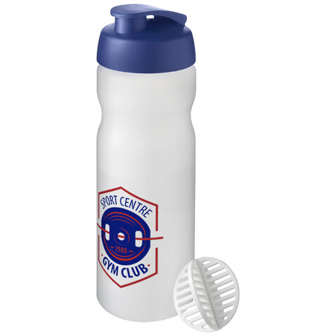 Baseline Plus 650 ml Shakerflasche, blau, klar mattiert bedrucken, Art.-Nr. 21070352