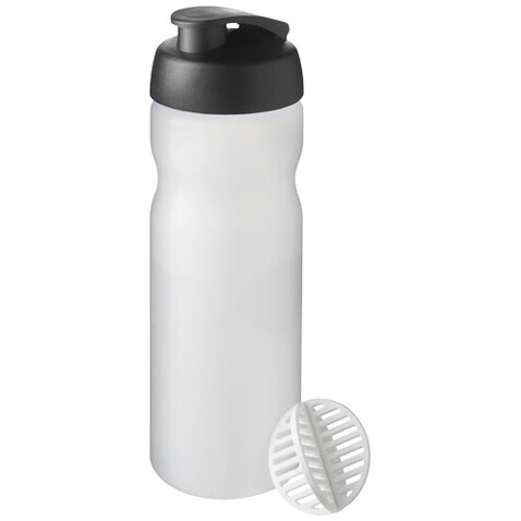 Baseline Plus 650 ml Shakerflasche, schwarz, klar mattiert bedrucken, Art.-Nr. 21070390
