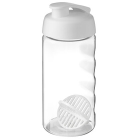 H2O Active® Bop 500 ml Shakerflasche, weiss, transparent bedrucken, Art.-Nr. 21070401