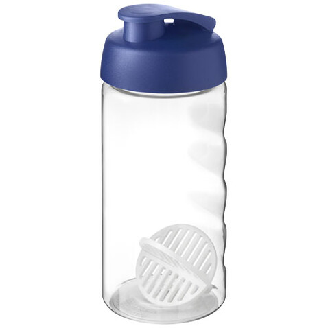 H2O Active® Bop 500 ml Shakerflasche, blau, transparent bedrucken, Art.-Nr. 21070452 H2O Active® Bop 500 ml Shakerflasche, blau, transparent bedrucken, Art.-Nr. 21070452