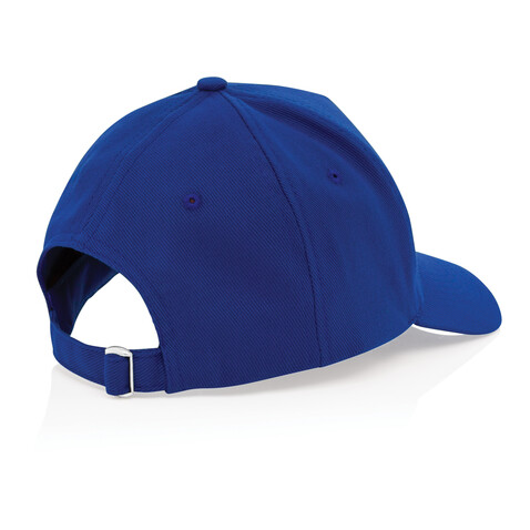 Impact 5 Panel Kappe aus 280gr rCotton mit AWARE™ Tracer blau bedrucken, Art.-Nr. P453.315