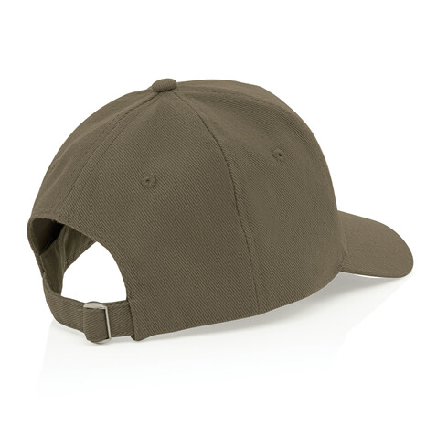 Impact 5 Panel Kappe aus 280gr rCotton mit AWARE™ Tracer grün bedrucken, Art.-Nr. P453.317