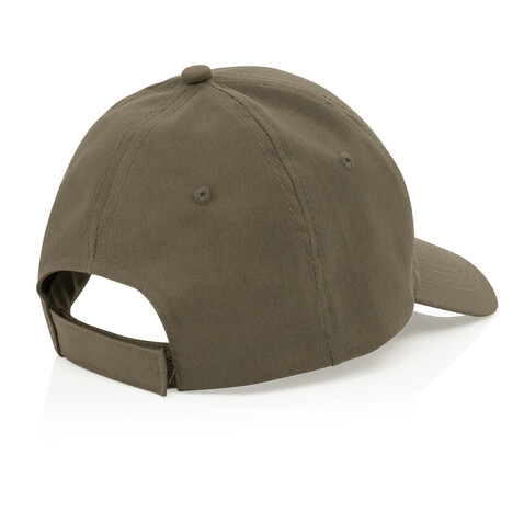 Impact 6 Panel Kappe aus 190gr rCotton mit AWARE™ Tracer grün bedrucken, Art.-Nr. P453.327