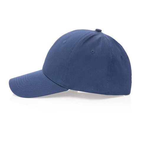 Impact 6 Panel Kappe aus 190gr rCotton mit AWARE™ Tracer navy blau bedrucken, Art.-Nr. P453.329