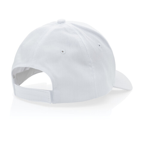 Impact 5 Panel Kappe aus 190gr rCotton mit AWARE™ Tracer weiß bedrucken, Art.-Nr. P453.333 Impact 5 Panel Kappe aus 190gr rCotton mit AWARE™ Tracer weiß bedrucken, Art.-Nr. P453.333