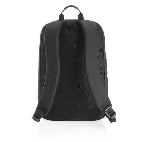 Swiss Peak Rucksack mit UV-Sterilisations-Tasche schwarz bedrucken, Art.-Nr. P762.551