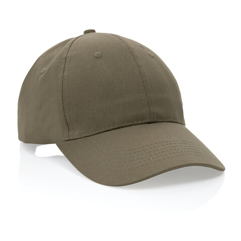 Impact 6 Panel Kappe aus 190gr rCotton mit AWARE™ Tracer grün bedrucken, Art.-Nr. P453.327