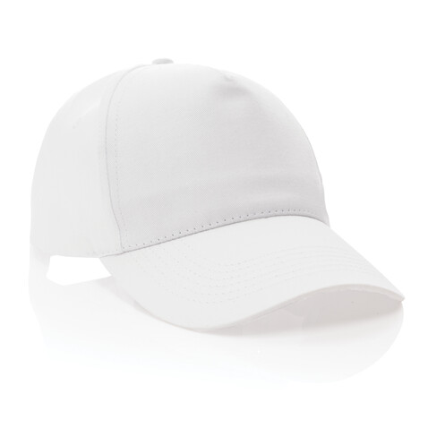 Impact 5 Panel Kappe aus 190gr rCotton mit AWARE™ Tracer weiß bedrucken, Art.-Nr. P453.333 Impact 5 Panel Kappe aus 190gr rCotton mit AWARE™ Tracer weiß bedrucken, Art.-Nr. P453.333