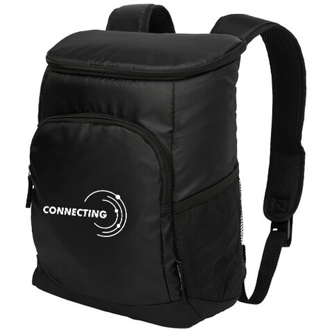 Chillpack 18 Dosen Kühlrucksack 16L, schwarz bedrucken, Art.-Nr. 12043500