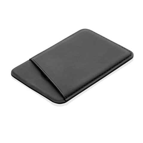 Magnetischer Phone-Kartenhalter schwarz bedrucken, Art.-Nr. P820.751