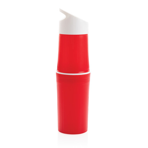 BE O Bottle, Wasserflasche Made In EU rot bedrucken, Art.-Nr. P433.124