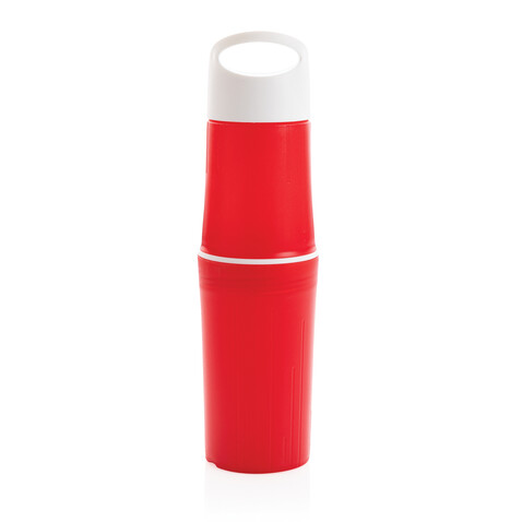 BE O Bottle, Wasserflasche Made In EU rot bedrucken, Art.-Nr. P433.124