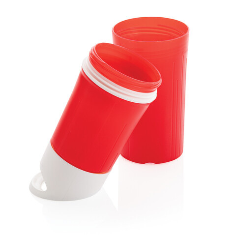 BE O Bottle, Wasserflasche Made In EU rot bedrucken, Art.-Nr. P433.124